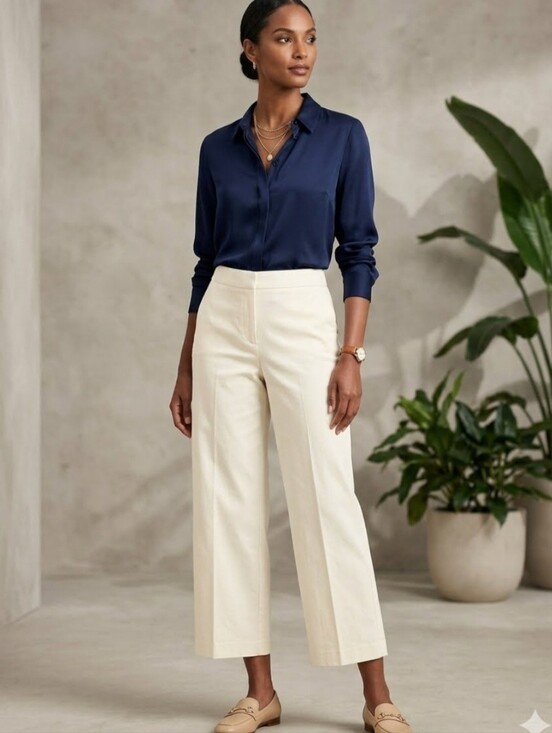 Talbots Denim - B1 White Talbots Slacks Sz 10